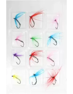 Yamashiro Kit Flies for Sinking Fishing 12 pz 