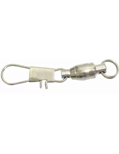 Girelle da Pesca Inox con Cuscinetto e Moschettone 12 pz Minuteria Lineaeffe