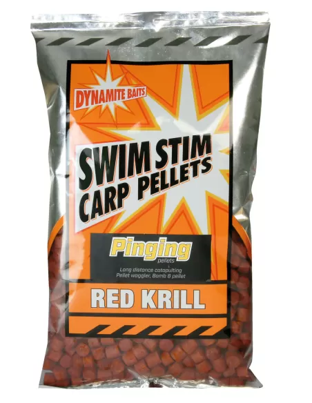 Dynamite Swim Stim Red Krill Pinging Pellet 13 mm 900g