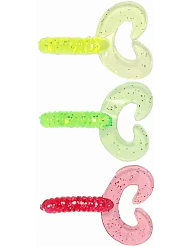 Yamamoto Yamamoto Doppia Coda Hula Grub 12,7 cm, Anguria w/grande nero