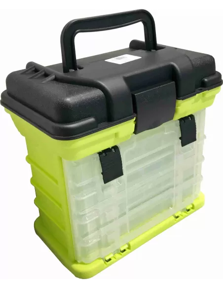 Yamashiro Valigetta Porta Accessori da Pesca 4 Scatole Cassette Pesca Yamashiro