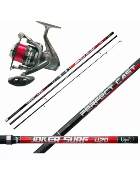 Kolpo Kit Fishing Surfcasting 3 Carbon Sections