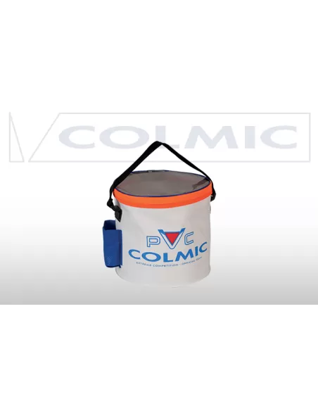 Colmic Secchio in Pvc Porta Vivo 27 cm Altezza 24 cm Porta pesci Colmic
