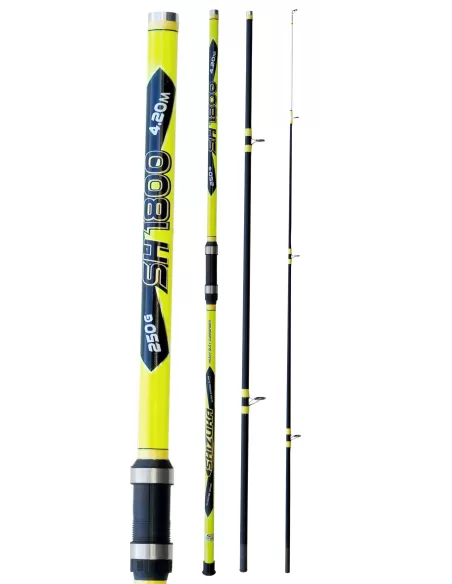 Shizuka SH1800 Canna da Pesca Surfcasting 4.20mt 250 gr Canne da pesca Shizuka
