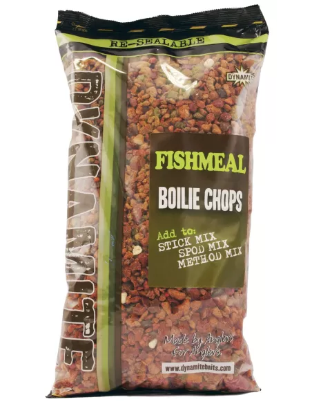 Dynamite Boilies Chops Fishmeal Boilie Tritate per Pasturazione Carpfishing Dynamite