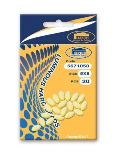 Lineaeffe Luminous Beads Oval Hard 20pz 