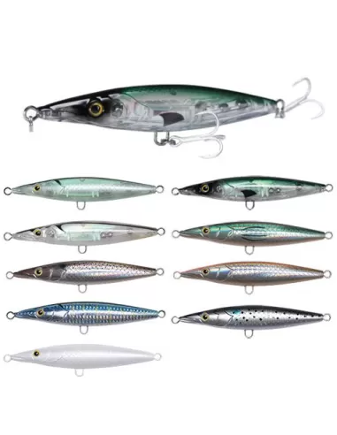 Esca Artificiale AKAMI Spinning Wild Slow Sinking Minnow, 14 Cm, 16 Gr. Affonda Lentamente, Ideale Per La Pesca In Mare. Con Ancorette WMC Di Alta Qualità.