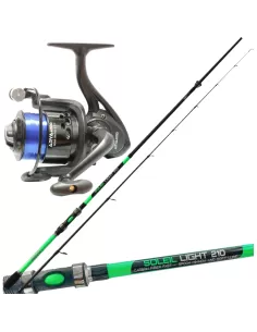 Kit Trout Area Ultra Light Canna 2.10 m 0-8 gr Reel and Thread 