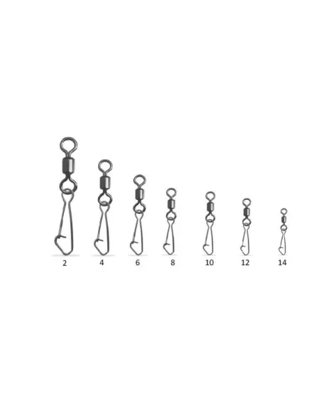Sele Swivel Rolling Snap 12 pcs