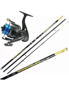 kolpo Kit Surf Barrel 3 Carbon Sections Arya 6000 Reel 