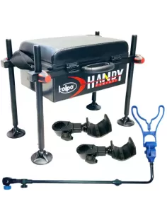 Kolpo Handy Fishing Bench with Full Canne Feeder Arm Rest 