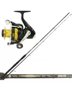 Kolpo Sea Fishing Kit Canna Stratist 3 mt Reel Most 4000