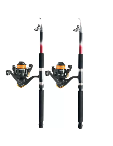 Kolpo Kit Fishing Trout Pond 2 Rods 3 meters 2 reels with Wire