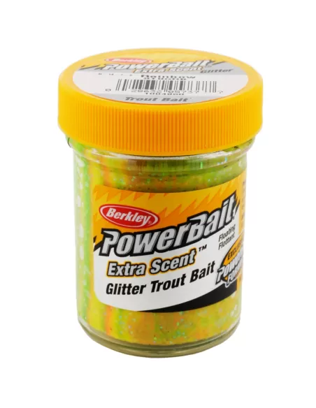Berkley Powerbait Glitter Trout Bait Rainbow Pastella per Trote Esche da pesca Berkley