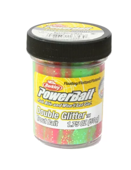 Berkley Powerbait Glitter Trout Bait Spring Green Sunshine Yellow Red Pastella per Trote Esche da pesca Berkley