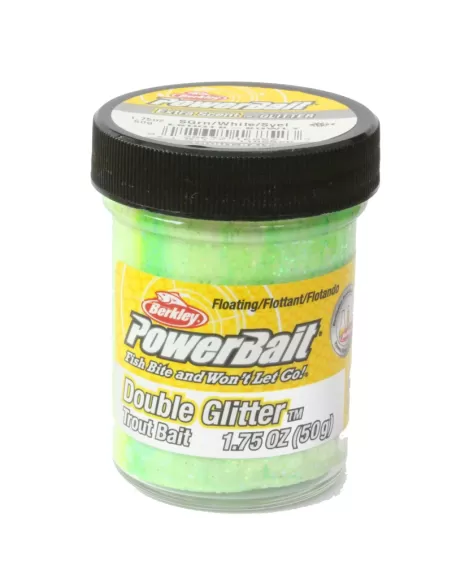 Berkley Powerbait Glitter Trout Bait Spring Green White Sunshine Yellow Pastella per Trote Esche da pesca Berkley