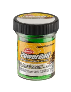 Berkley Powerbait Glitter Trout Bait Spring Green Black Anise Trout Batter