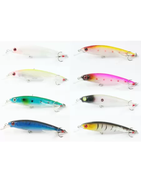 Kit 8 pcs Yamashiro Shallo Artificial Fishing Spinning 12 gr 11 cm