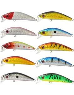 Kit 10 pcs Yamashiro Bro Artificial Sinking 7 cm 8 gr