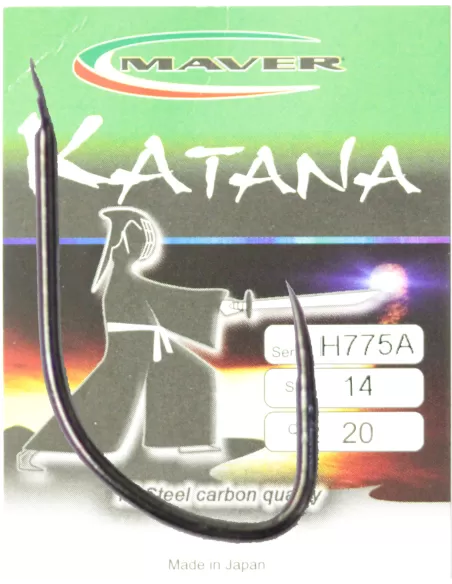 Katana Ami H554 Senza Ardiglione 20 pz Ami da pesca Maver