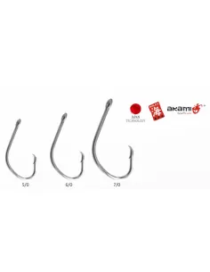 Akami 843 Robust Fishing Hooks with Eyelet 