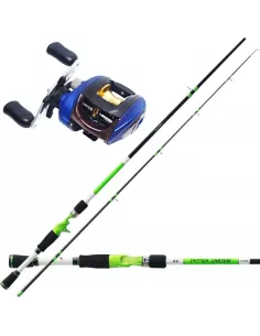 Kolpo Combo Fishing Tactical Rod Casting Tatler Reel BF100 