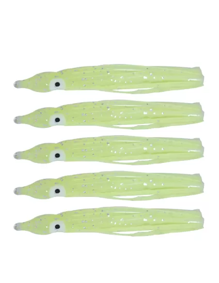 Tatler Octopus Classic Yellow 5 pz 60 mm Esche Artificiali Tatler
