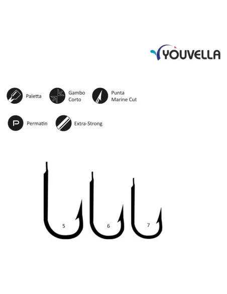 Youvella Ami Series 65752 ES Short Stem with Headstock 100 pcs