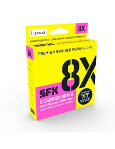 Sufix Trecciato da Pesca SFX 8X 135 mt Color Hot Yellow 8 Heads