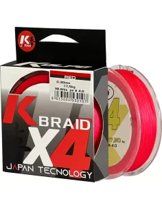 Kolpo Braid Braid Braid Red Coil from 150 meters