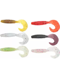 Kolpo Sakana Grub Silicone Flavored with Shrimp 60 mm 1.5 gr 10 pcs 