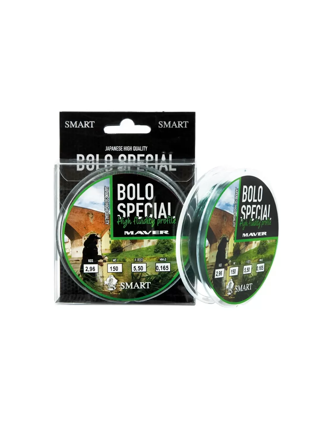 Maver Filo Da Pesca Smart TT In Nylon - 0,22 Mm, 6,10 Kg, 100 M - Per Spinning, Surfcasting, Carpfishing