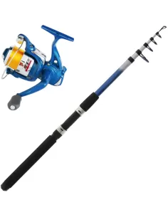 Fishing Kit All Do Spinning Trout Lake Recovery Reel Rod and Wire 