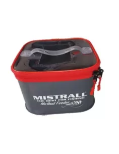 Mistrall Peat Waterproof Hard Bag for Fishing Equipment 24x24x15 cm 