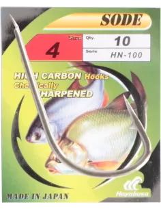 Hayabusa HN-100 Fishing Hooks High Carbon Micro Barb 10 pcs 