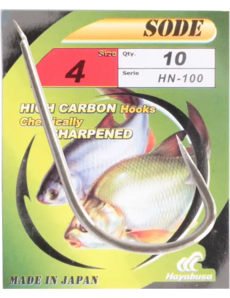 Hayabusa HN-100 Fishing Hooks High Carbon Micro Barb 10 pcs