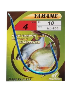 Hayabusa HL-900 Fishing Hooks Blue High Carbon Micro Barb 10 pcs