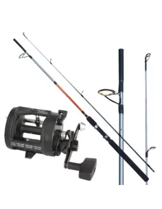 Kit Trolling Coast Barrel Robusta 30 lb Reel Ccon Star Clutch 30 lb 
