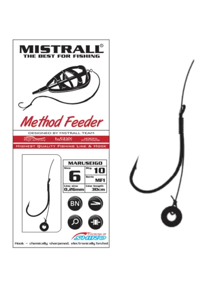 Mistrall Ami Legati Per la Pesca method Feeder 10 cm 10 Ami - fishing tackle