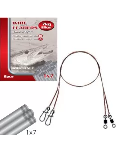 Mistrall Cabletti Steel 1x7 20cm Pack of 2 pcs 