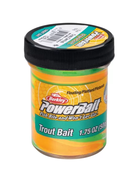 Berkley Powerbait Glitter Trout Bait Original Scent Pasta Trote Crazy Carnival - fishing tackle