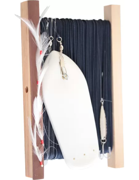 kolpo Sinker Trolling 50 mt Divergent Mounted with Feathers 