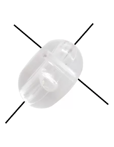 Kolpo Oval Cross Bead 10 pcs
