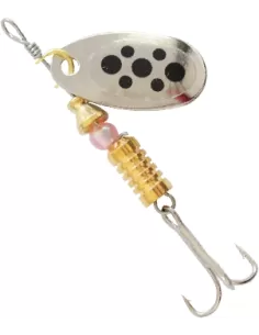 Kolpo Rotating Teaspoon Trout Silver BlackHeads