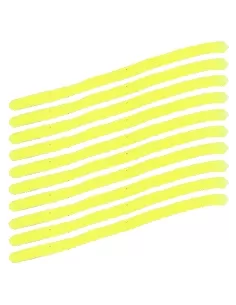 Kolpo Spaghetti Soft Worm Yellow 9.5 cm 10 pcs