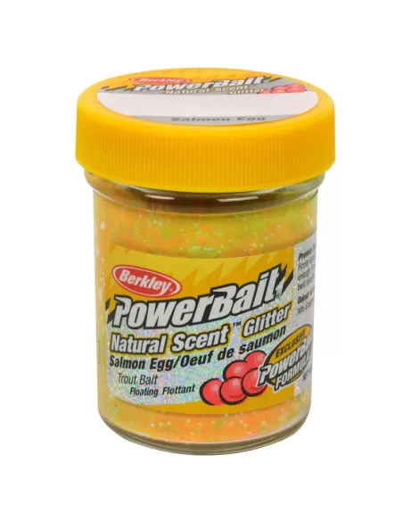 Berkley Powerbait Glitter Trout Bait Gusto Uova di Salmone Pasta Raibow Esche da pesca Berkley