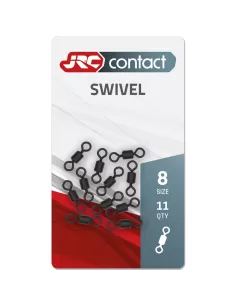 Jrc Contact Rig Swivel Size 8 Pieces 11 Teflon Coated Swivel 