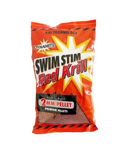 Dynamite Swim Stim Red Krill Pellet 2 mm 900 gr - fishing tackle