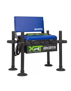 Akami XTR Basket Bench with Backrest for Fishing with Legs 36 mm 