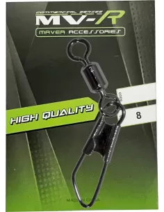 Maver Rolling Swivels with High Rotation Carabiner 10 pcs 